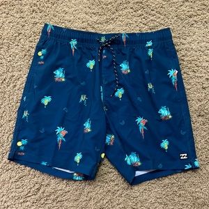 Billabong Swim Trunks - Dark Blue (Size M)